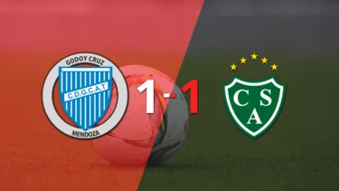 Reparto de puntos en el empate a uno entre Godoy Cruz y Sarmiento