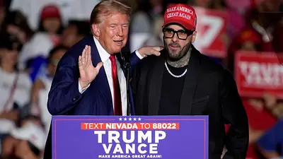 Donald Trump y Nicky Jam Donald Trump y Nicky Jam