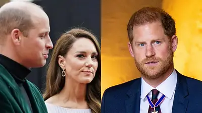 El príncipe William, Kate Middleton y el príncipe Harry El príncipe William, Kate Middleton y el príncipe Harry