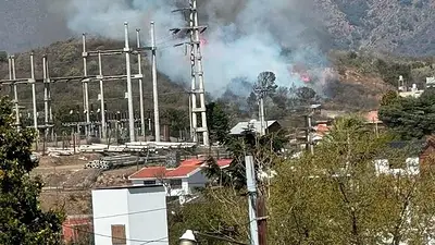 Córdoba: tres albañiles hicieron un asado y provocaron un incendio en La Falda Córdoba: tres albañiles hicieron un asado y provocaron un incendio en La Falda