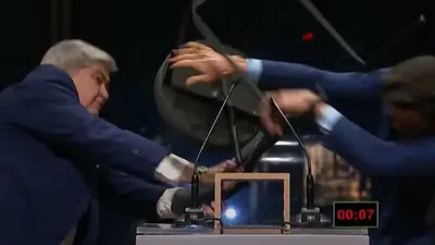 Imagen del momento en que Pablo Marçal es agredido Imagen del momento en que Pablo Marçal es agredido