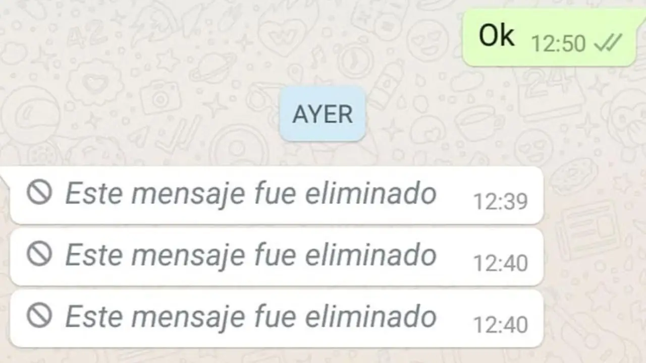 Qué pasó con el truco para descubrir cómo ver los mensajes eliminados de WhatsApp. Cómo ver lo que decía el mensaje eliminado de WhatsApp.