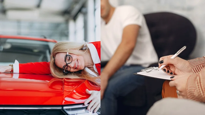 Auto rojo psicología
