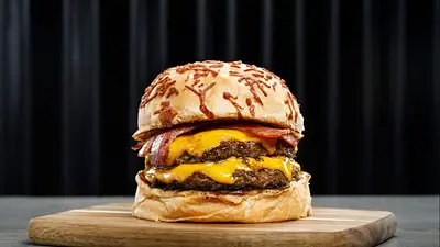 Haburguesa de la Burgermanía. Haburguesa de la Burgermanía.
