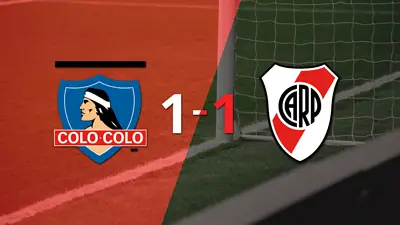 River Plate empata con Colo Colo y la instancia se define a la vuelta River Plate empata con Colo Colo y la instancia se define a la vuelta