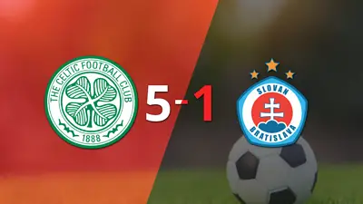 Celtic le pasó por encima 5-1 a Slovan Bratislava Celtic le pasó por encima 5-1 a Slovan Bratislava