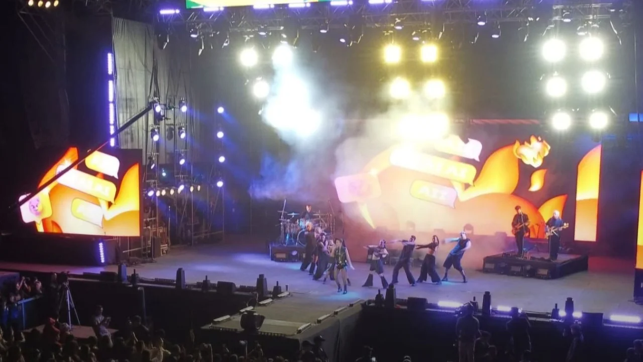 Fotografía del escenario de la Fiesta Nacional del Pomelo