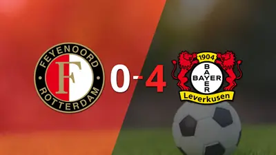 Doblete de Florian Wirtz en la goleada de Bayer Leverkusen frente a Feyenoord Doblete de Florian Wirtz en la goleada de Bayer Leverkusen frente a Feyenoord