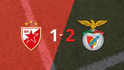 Estrella Roja sufrió una amarga derrota ante Benfica, cayendo por 2 a 1 con un gol agónico Estrella Roja sufrió una amarga derrota ante Benfica, cayendo por 2 a 1 con un gol agónico