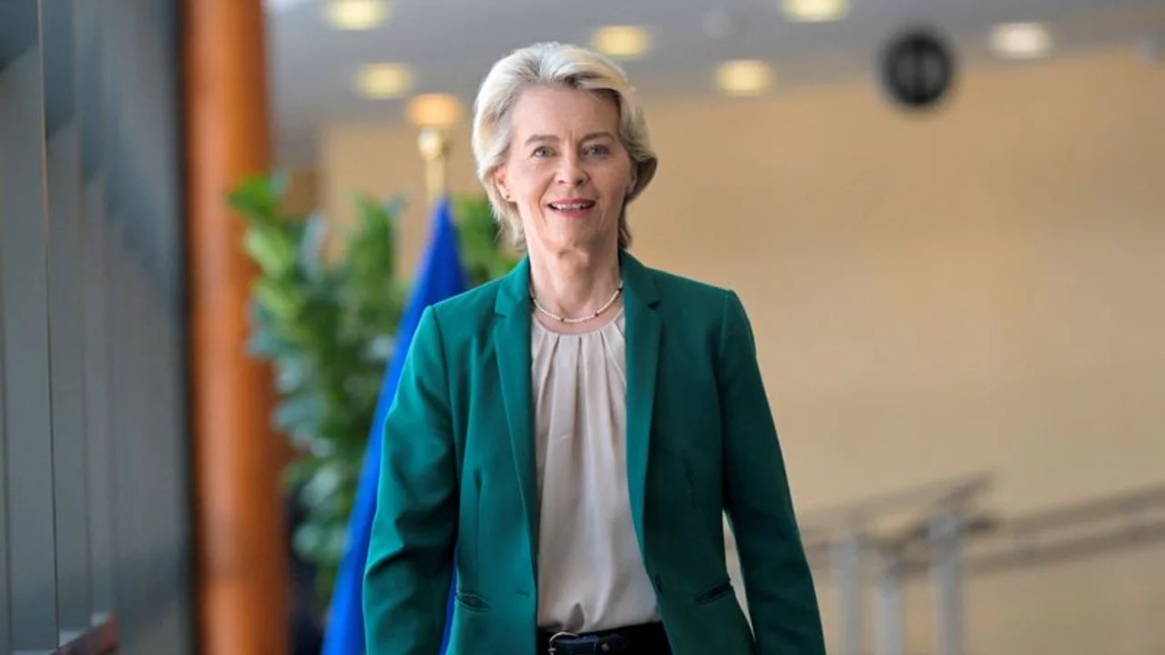 La presidenta de la Comisión Europea llega a Kiev en un gesto de apoyo a Ucrania