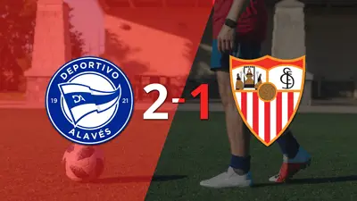 Sevilla no pudo con Alavés y cayó por 2-1 Sevilla no pudo con Alavés y cayó por 2-1
