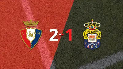 Osasuna obtiene una victoria 2-1 contra UD Las Palmas Osasuna obtiene una victoria 2-1 contra UD Las Palmas