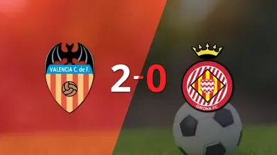 Valencia dominó a Girona con un 2-0 en un partido electrizante Valencia dominó a Girona con un 2-0 en un partido electrizante