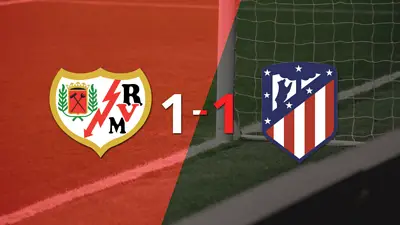 Rayo Vallecano logró sacar el empate de local frente a Atlético de Madrid Rayo Vallecano logró sacar el empate de local frente a Atlético de Madrid