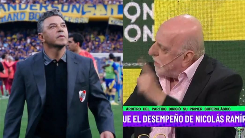 Horacio Pagani, Marcelo Gallardo, El Trece, televisión, Pollo Vignolo, River Plate