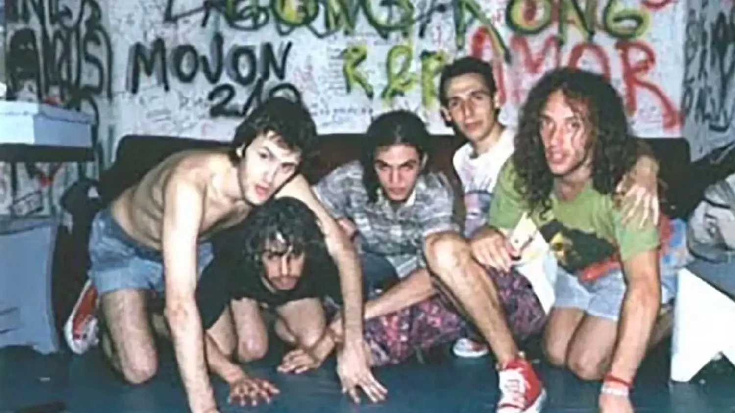 Foto de la banda Los Pijos en los primeros años