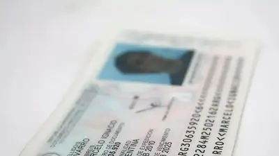 Imagen del Documento Nacional de Identidad argentino Imagen del Documento Nacional de Identidad argentino