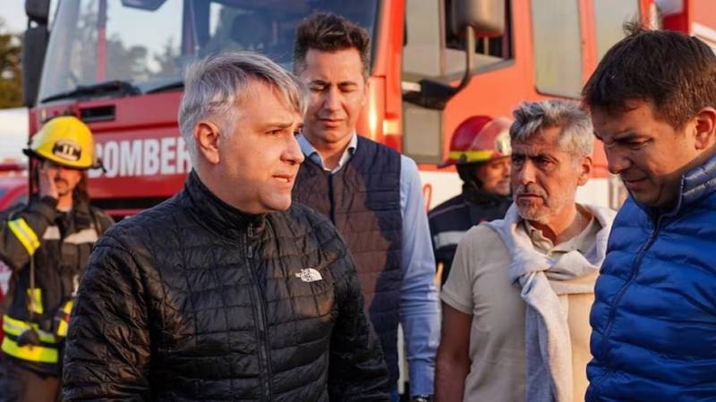Llaryora por los incendios en Córdoba: "La situación es un desastre"