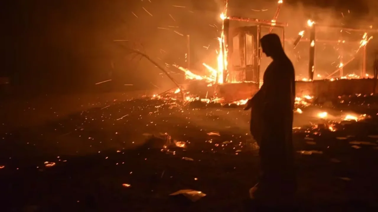 Milagro entre las llamas: las impactantes imágenes de la Virgen que sobrevivió a los incendios en Córdoba