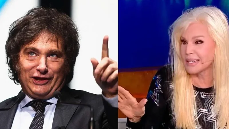 Javier Milei. Susana Giménez.