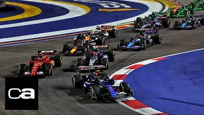 Imagen de una carrera de Fórmula 1 Imagen de una carrera de Fórmula 1