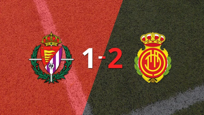Valladolid sufrió una amarga derrota ante Mallorca, cayendo por 2 a 1 con un gol agónico