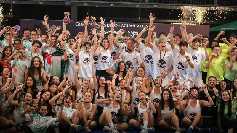 Triunfo panamericano: Argentina se coronó como doble campeona de pádel en México