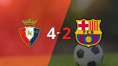 Doblete de Ante Budimir guió el triunfo de Osasuna sobre Barcelona Doblete de Ante Budimir guió el triunfo de Osasuna sobre Barcelona