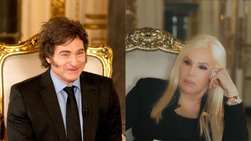 Javier Milei y Susana Giménez