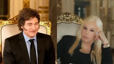 Javier Milei y Susana Giménez Javier Milei y Susana Giménez