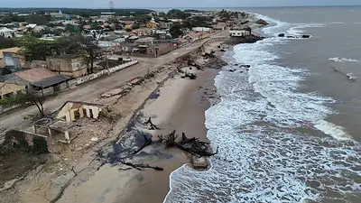 La costa de Brasil se erosiona más rápido que nunca a medida que avanza el Atlántico La costa de Brasil se erosiona más rápido que nunca a medida que avanza el Atlántico