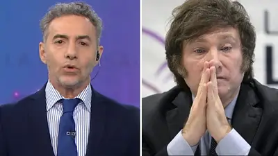 Luis Majul y Javier Milei Luis Majul y Javier Milei