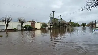 Un fuerte temporal azotó Santa Fe: 46 evacuados, rutas cortadas y clases suspendidas en el sur provincial Un fuerte temporal azotó Santa Fe: 46 evacuados, rutas cortadas y clases suspendidas en el sur provincial
