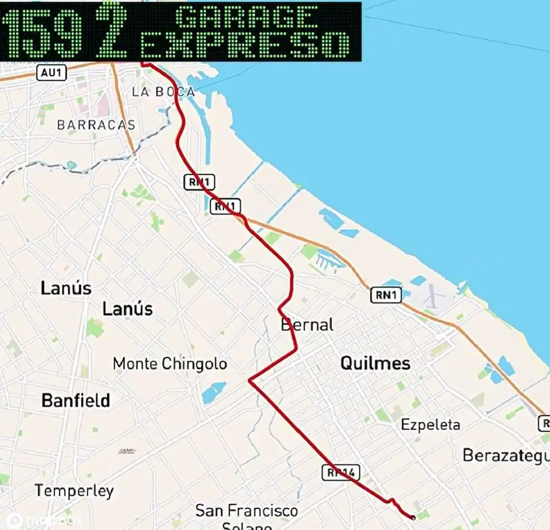 recorrido 159 expreso