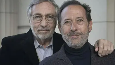 Luis Brandoni junto a Guillermo Francella. Luis Brandoni junto a Guillermo Francella.