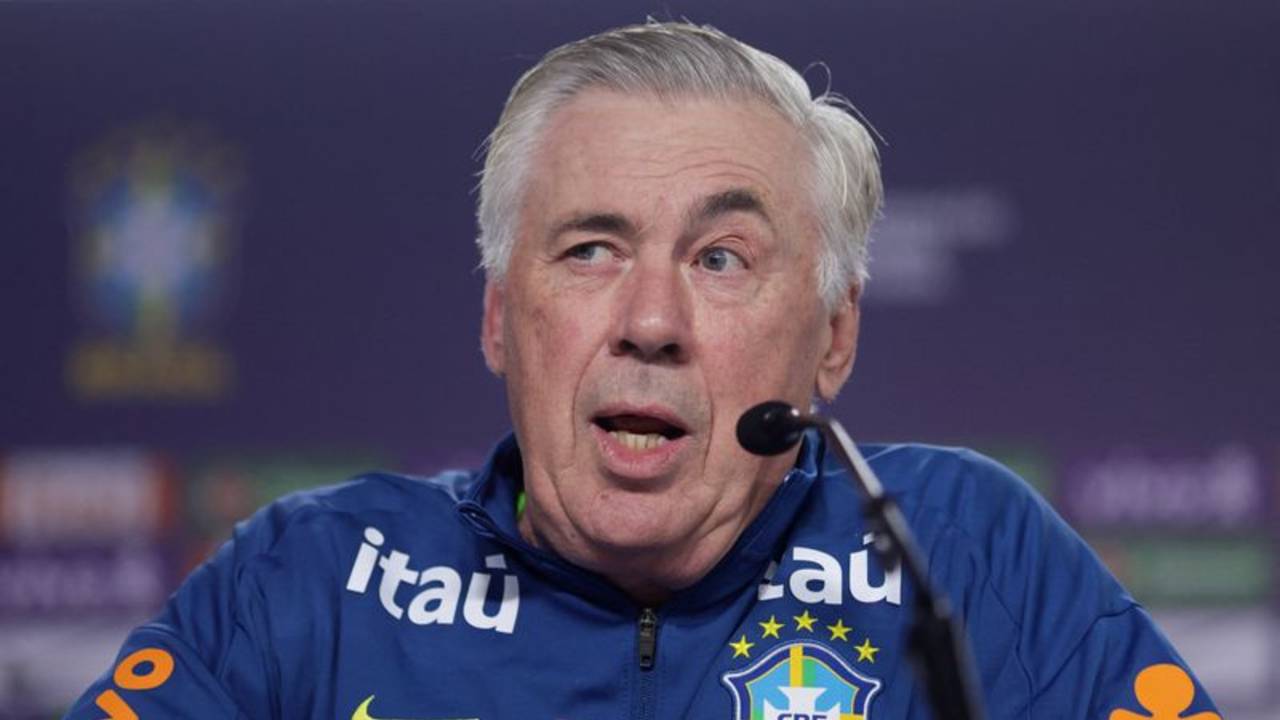 Ancelotti anuncia que Brasil jugará con cuatro delanteros contra Chile en el Maracaná