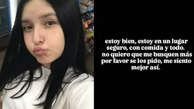 La adolescente desaparecida que pidió no ser buscada a través de sus redes: su familia desconfía e investigan un misterioso cartel La adolescente desaparecida que pidió no ser buscada a través de sus redes: su familia desconfía e investigan un misterioso cartel