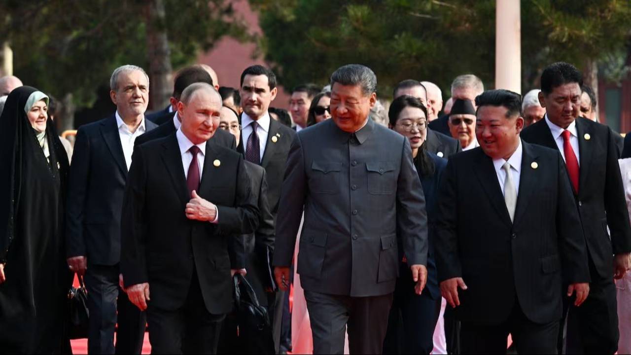 China también disputa su lugar en la Historia: celebró su Día de la Victoria con Putin