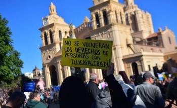 Discapacidad: gran movilización en el centro de Córdoba en rechazo al veto de Milei | Córdoba 