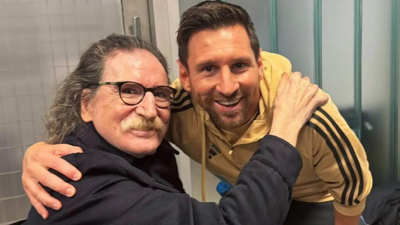 Lionel Messi y Charly García