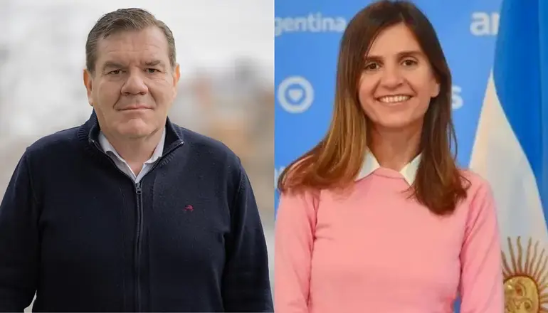Guillermo Montenegro y Fernanda Raverta
