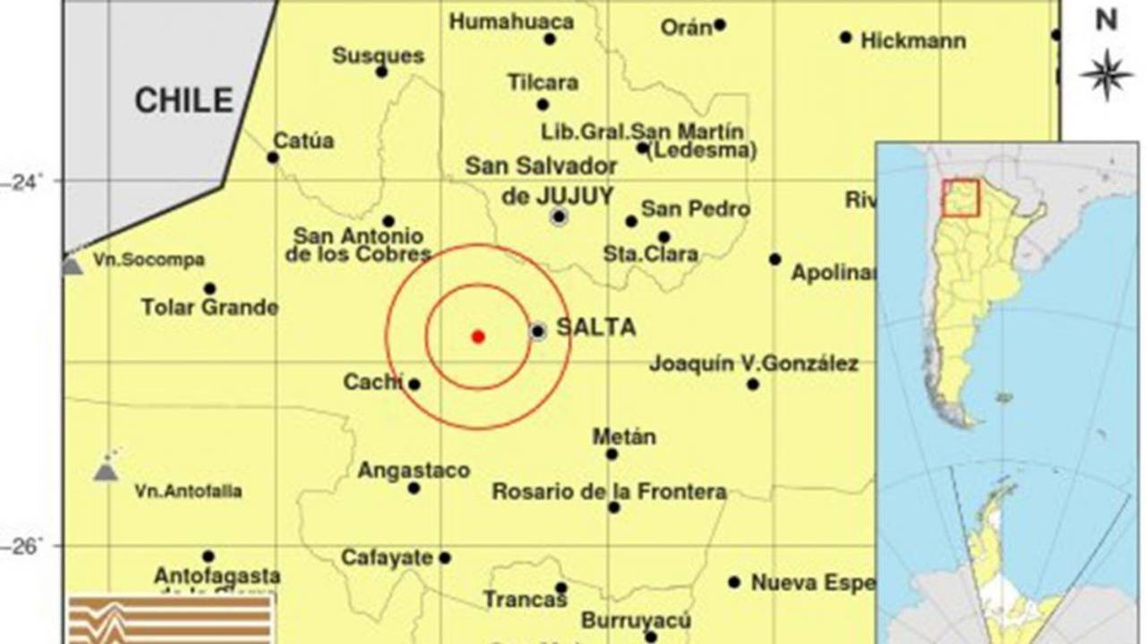 Así se vivió el temblor en Salta con una profundidad de 201 kilómetros: cuál fue la intensidad del sismo