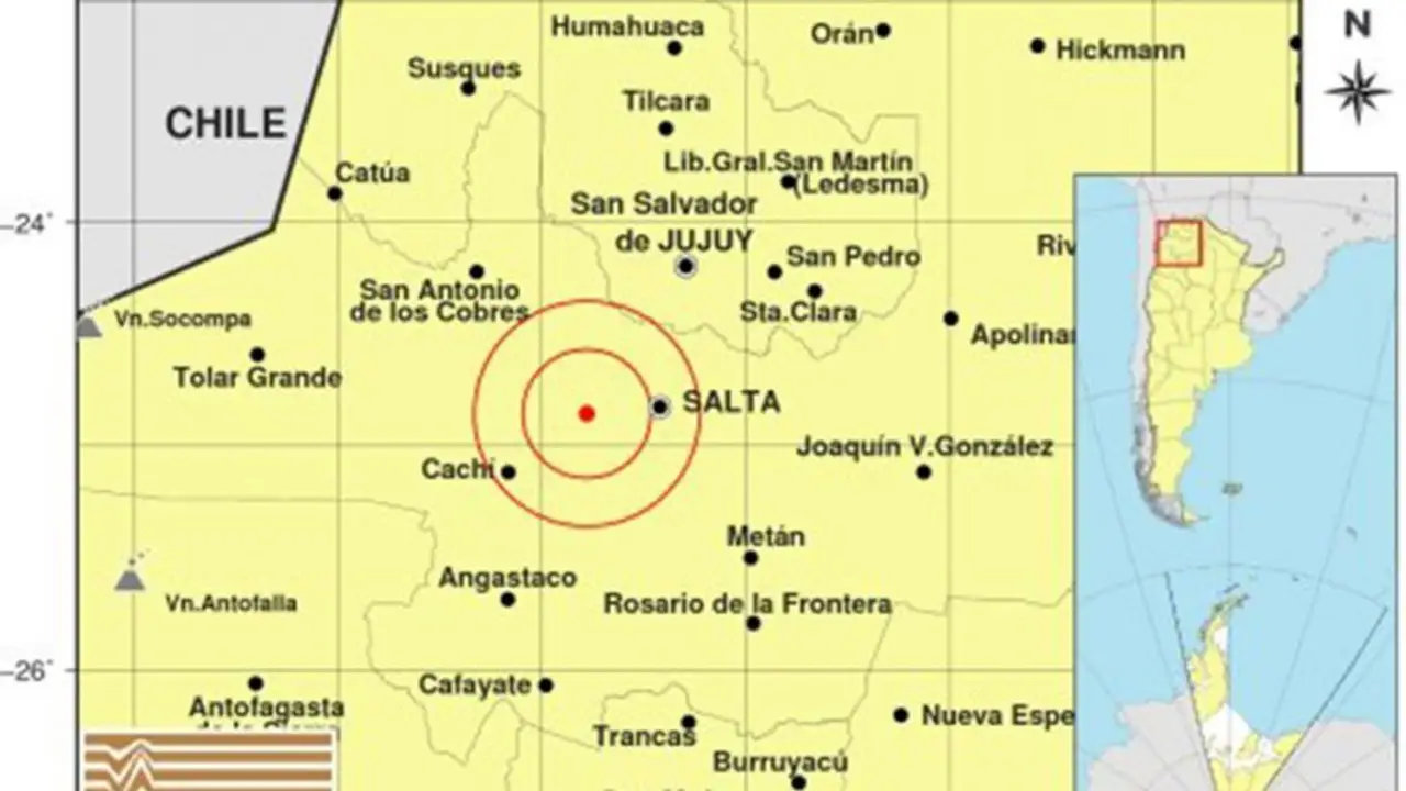Así se vivió el temblor en Salta con una profundidad de 201 kilómetros: cuál fue la intensidad del sismo
