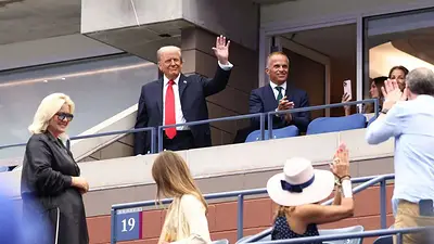 Trump afronta recibimiento dispar en Abierto EEUU tras retraso seguridad que frustra a los aficionados Trump afronta recibimiento dispar en Abierto EEUU tras retraso seguridad que frustra a los aficionados