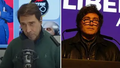 Eduardo Feinmann y Javier Milei Eduardo Feinmann y Javier Milei