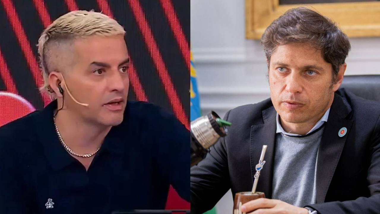 A la izquierda, Ángel de Brito; a la derecha, Áxel Kicillof.