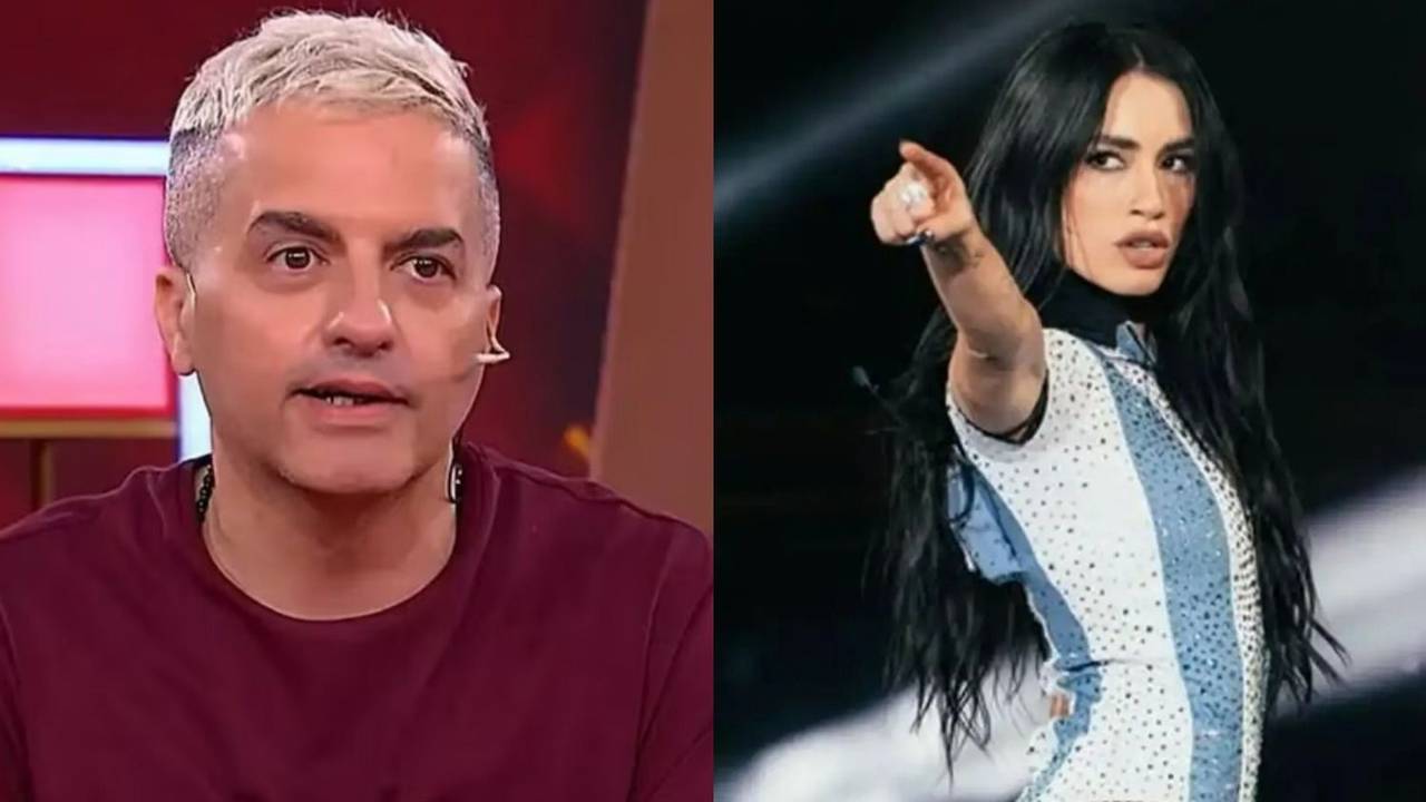 A la izquierda, Ángel de Brito; a la derecha, Lali Espósito.