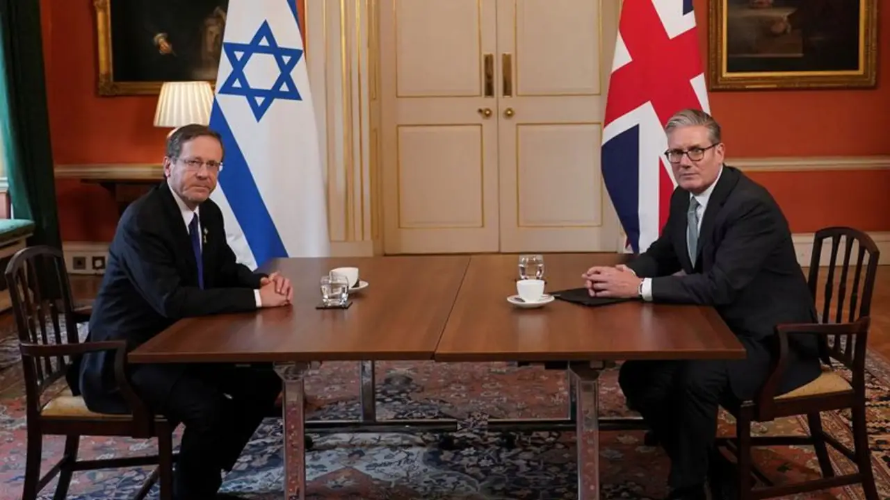 El primer ministro británico y el presidente israelí discuten durante una reunión "áspera"