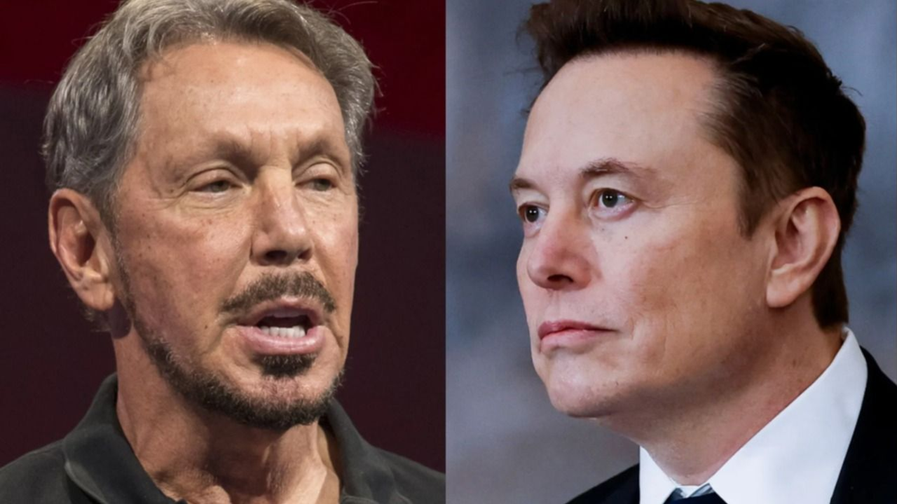 Larry Ellison y Elon Musk