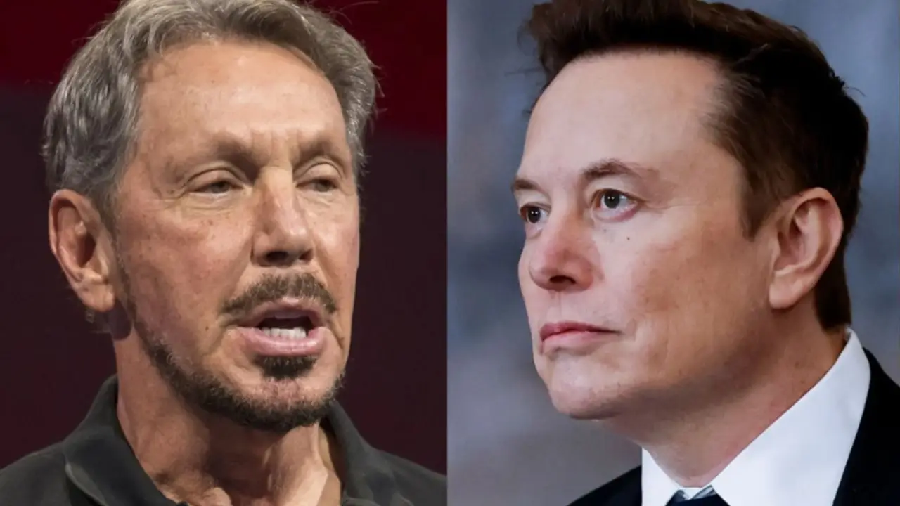 Larry Ellison y Elon Musk